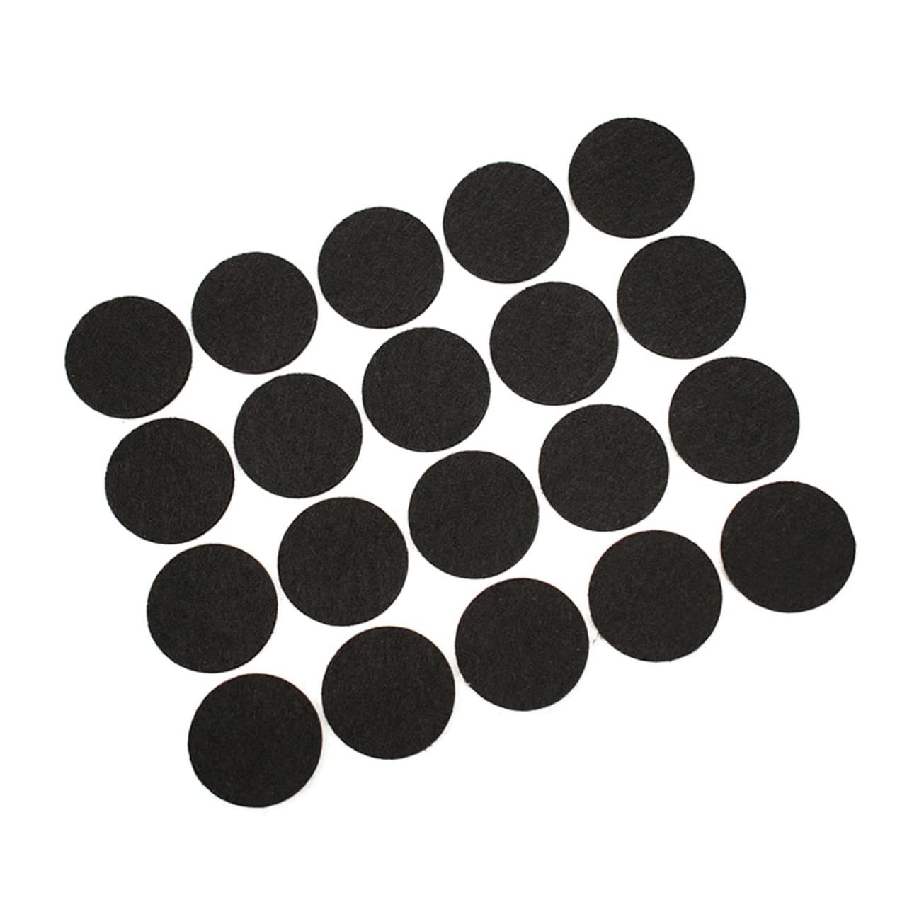 jojofuny 300piezas Almohadillas De Fieltro Autoadhesivas Redondas De Deslizadores No Resbaladizos para Patas De Muebles Protección para Suelos De Color Negro