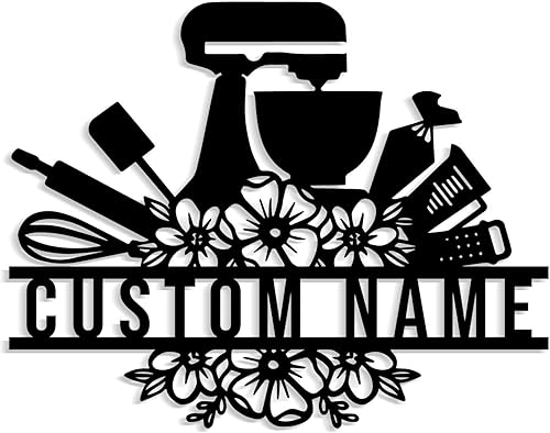 Miniatura 11 de Letrero de nombre de cocina personalizado, decoración de pared de metal, letrero de metal personalizado para cocina, decoración de pared de cocina,