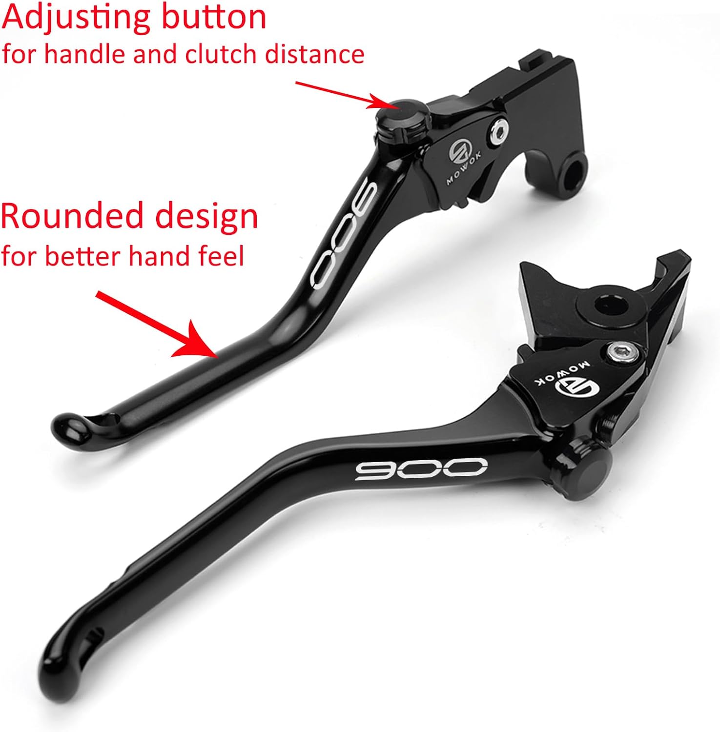 CNC Motorcycle Clutch Brake Lever Compatible with 2023 Z900 2017-2024 (Not fit 2025) Z 900 Z900SE Z900 SE Handle Brake Levers Brake Clutch Levers (Red)