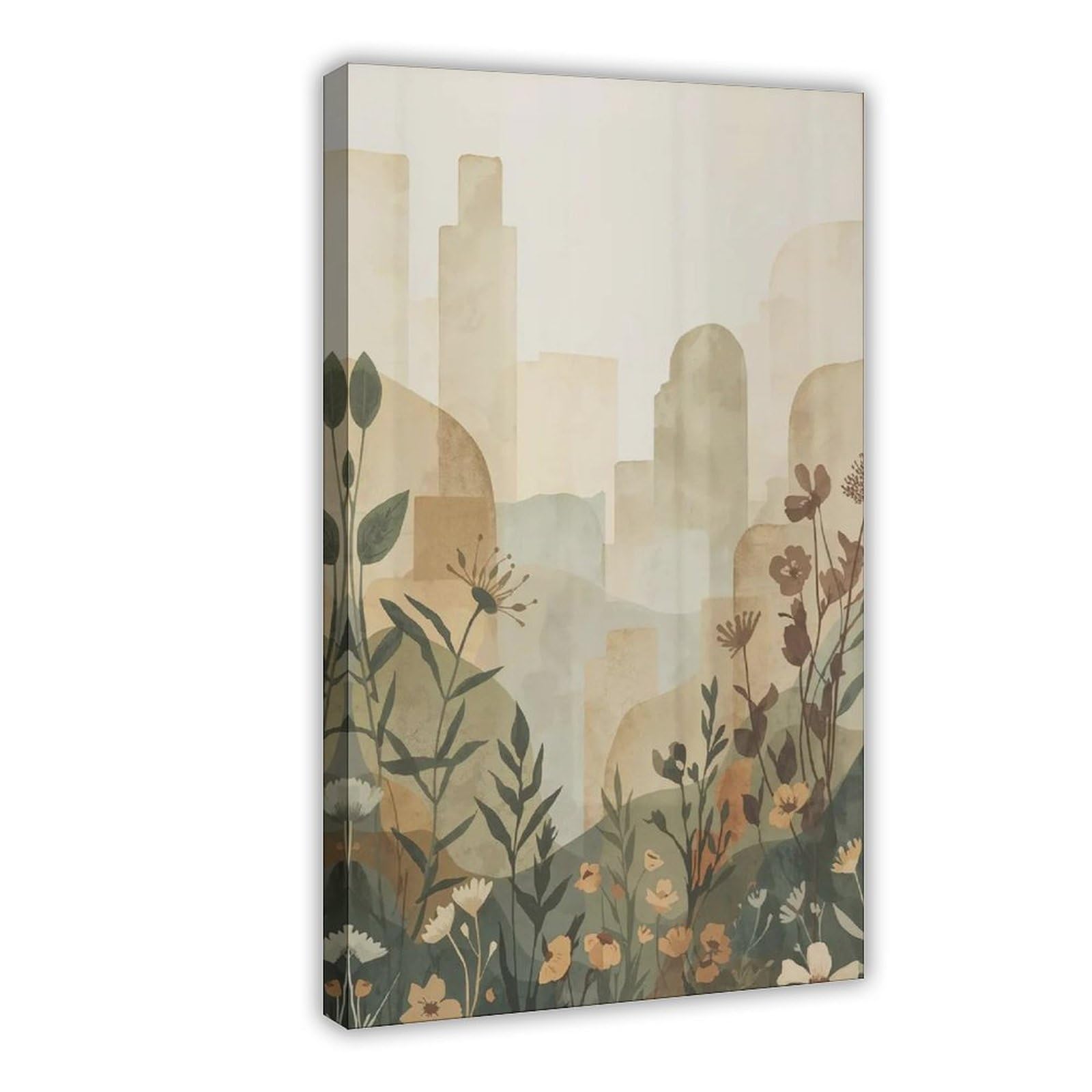 Bareronor Nature Wall Mural Canvas Poster Bedroom Decor Landscape Office Room Decor Gift 24" L X 36" W