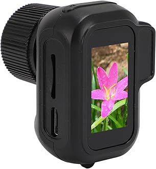 Mini Keychain Camera, 1080P 30fps 90° Viewing Angle Mini Thumb Sized Camera 180mAh Battery 0.96 Inch LCD Colorful Screen Micro Video Camera Camcorder, Portable Camera for Students