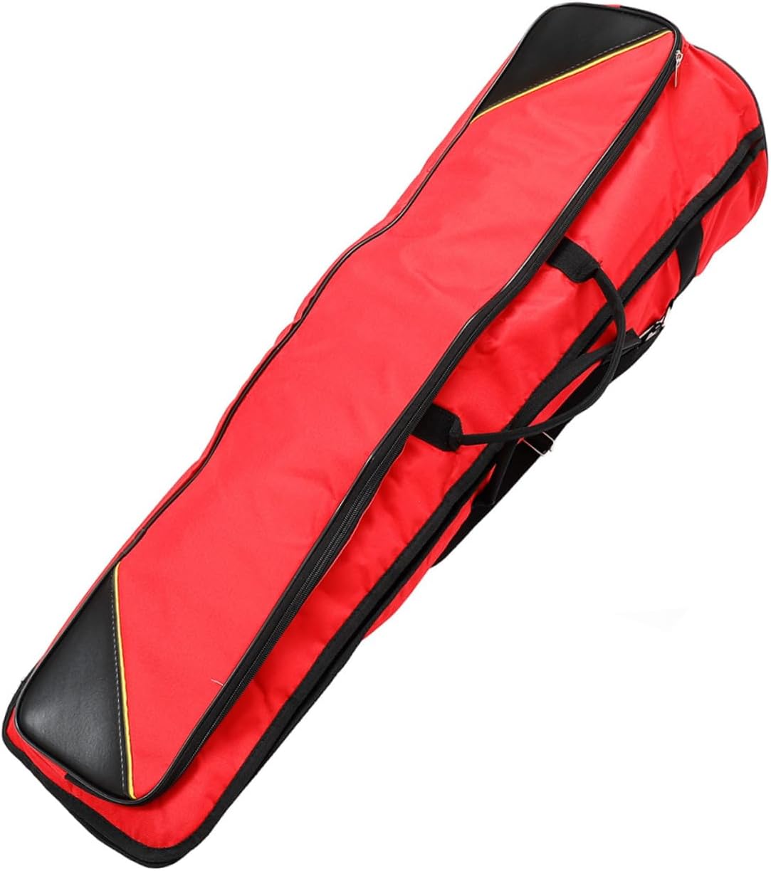 Toddmomy Trombone Bag Red Oxford Cloth Case High Tensile Strength for Safe Travel Storage