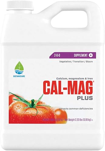 Botanicare CAL-MAG Plus suplemento de planta fórmula 2-0-0 1 cuarto Sencillo 1 Cuarto de galón