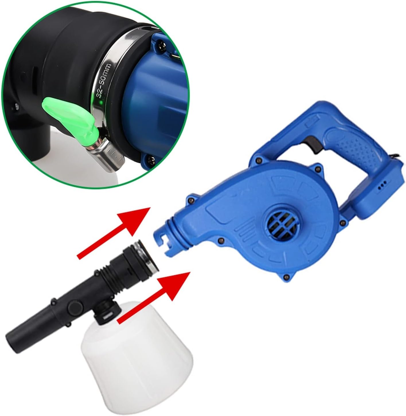 Sprayer Head 1200ML 300ml/min for Electric Blower Sprayer Adapter Cordless Blower Accessories Hand Tool Accessories