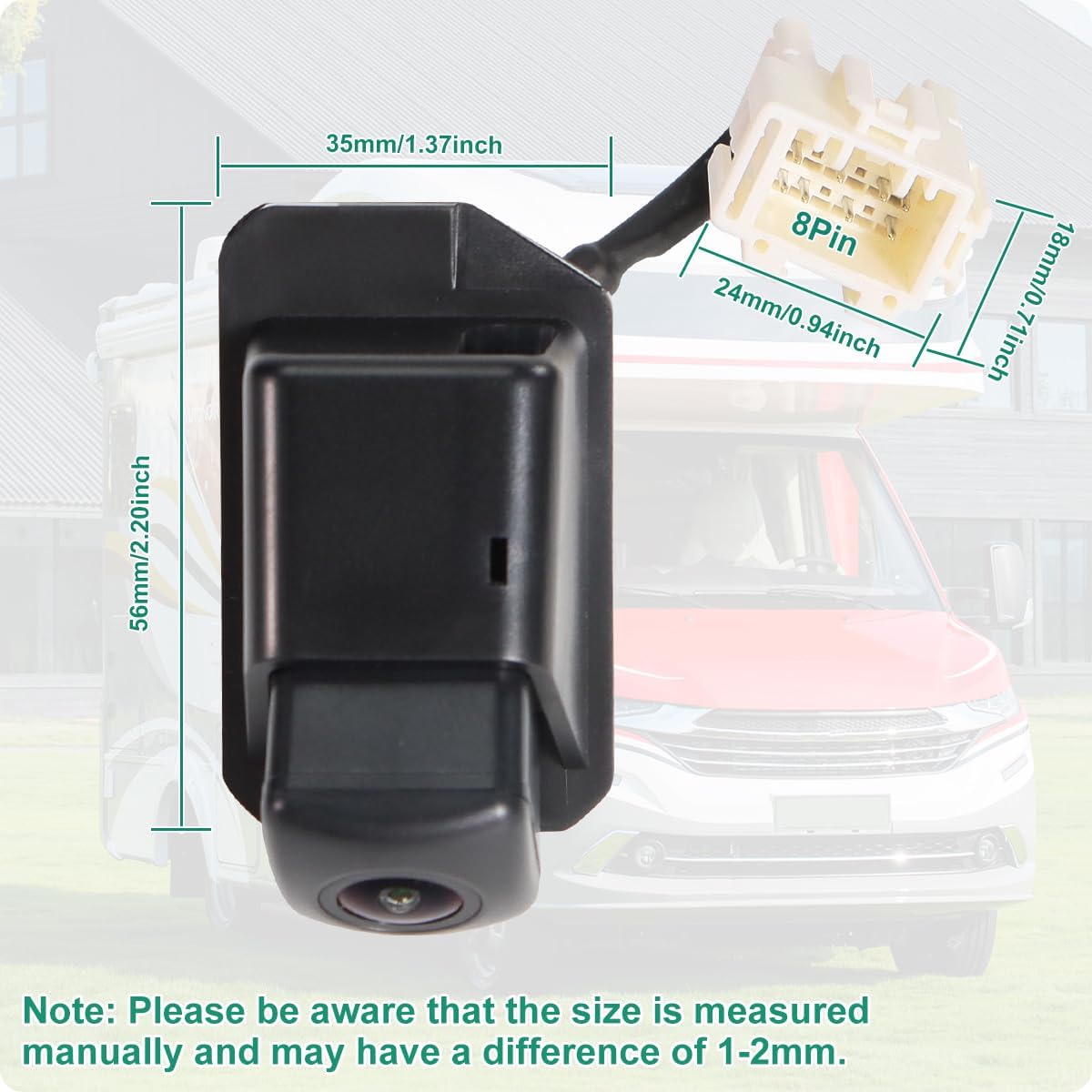 39530-TX4-A01 OE Backup Camera Replacement for Acura RDX 2013 2014 2015, GreenYi Rear View Reverse Rear Park Assist Camera Replaces NO. 39530TX4A01