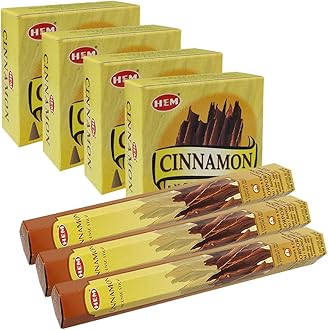 Cinnamon Incense Sticks and Cone Incense Holder Variety Pack Bundle insence insense insienso