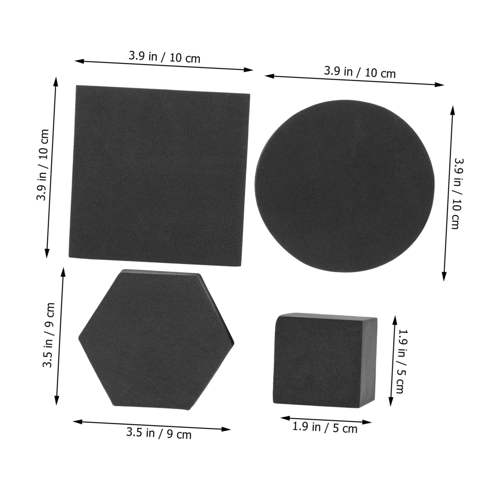 DOITOOL 20pezzi Fotografici Geometrici Per e Cosmetici Fotografico e Portatile Per Professionali o Studio