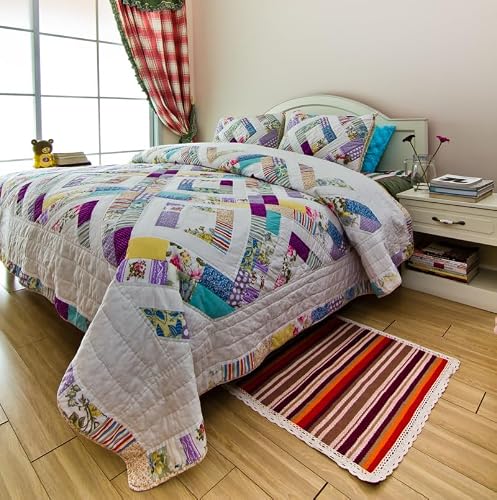 LENAILIN 45X60 Inches Cotton Quilt Batting for Quilting, Soft and Thick Natural Cotton Batting for Quilts Craft and Wearable Arts,Crib Size
