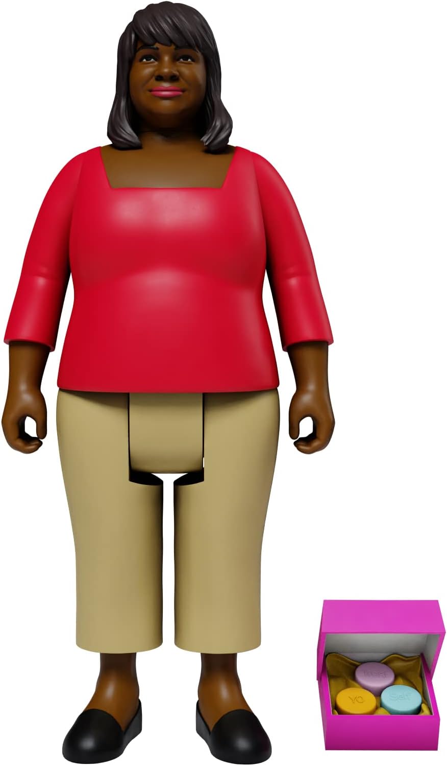 Super7 Parks and Recreation Donna Meagle - 3.75" Parks and Rec Action Figure with Accessory Classic TV Show Collectibles and Pop Culture Toys