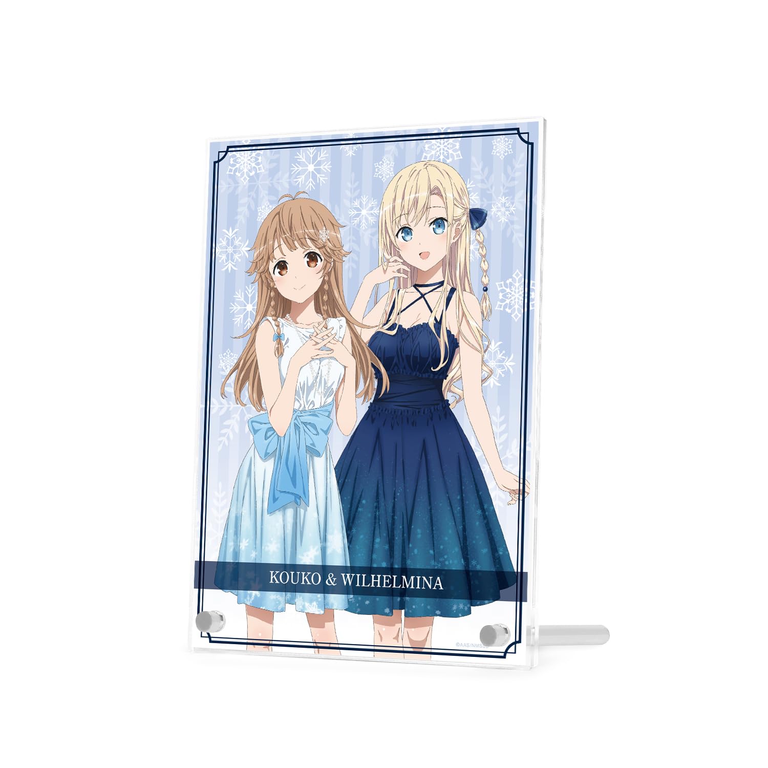 はいふり ヴィルヘルミーナ 特大アクリルスタンド パーティードレス ハイスクール・フリート_描き下ろしイラスト ヴィルヘルミーナ