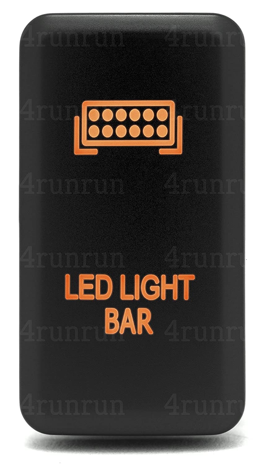 Photo 1 of Light Bar Switch Compatible with 4th Gen 4Runner FJ Cruiser Tacoma 38mm Amber LED Push Button OEM Drop-in