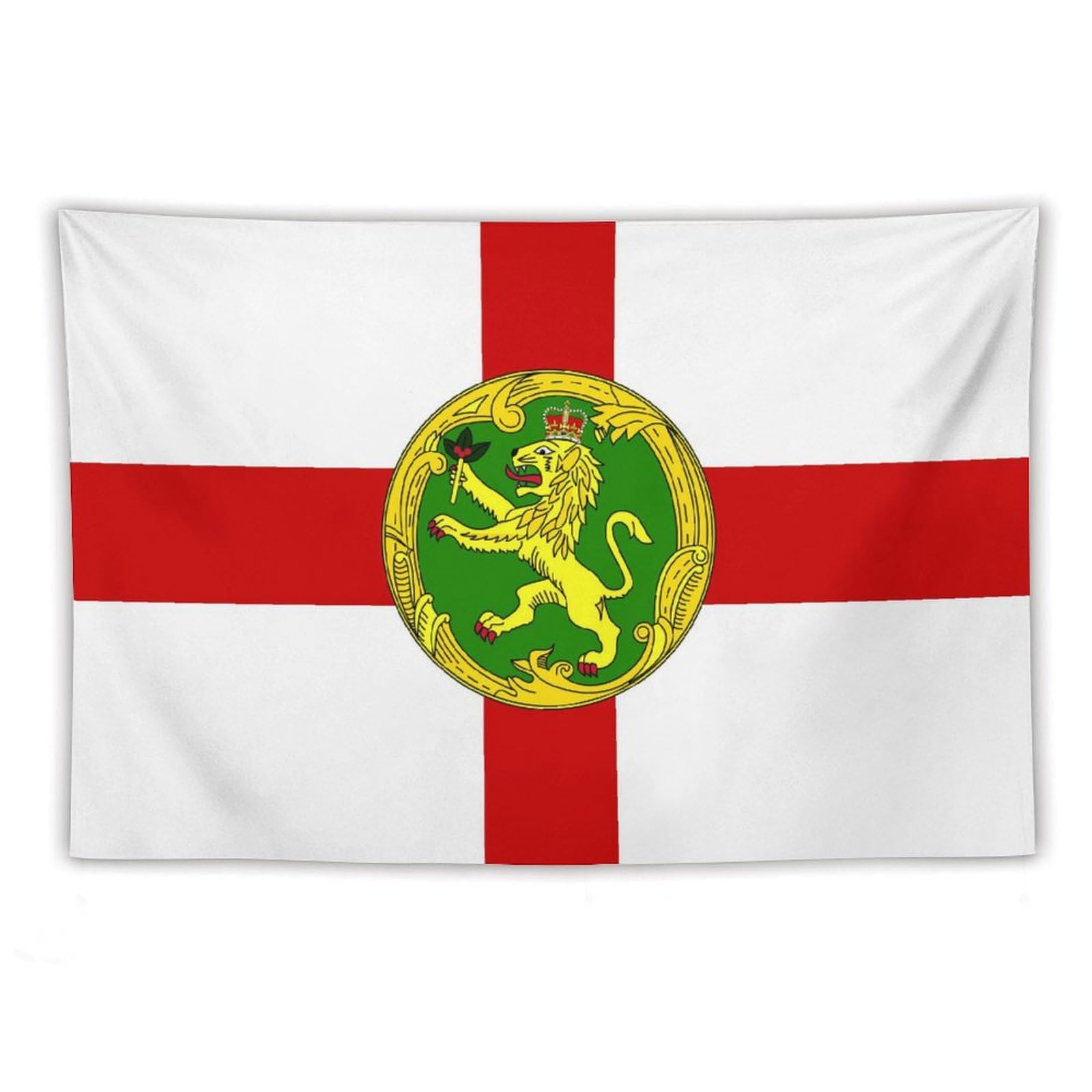 XingFox Alderney Flag Tapestry Wall Hanging National Flag Tapestry for Room Bedroom Dorm Aesthetic Decorations, 60"x90"