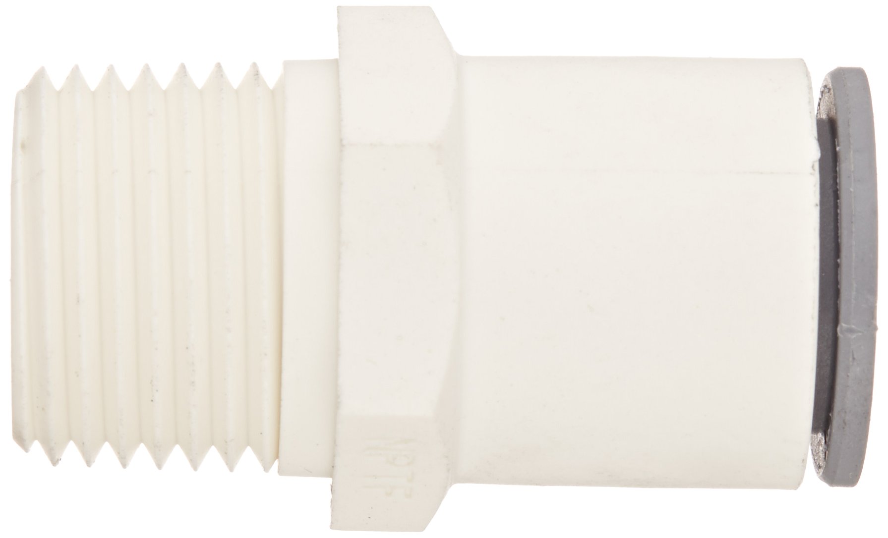 Legris 6505 62 22WP2 LIQUIfit Push-to-Connect Fitting, Inline Connector, 1/2