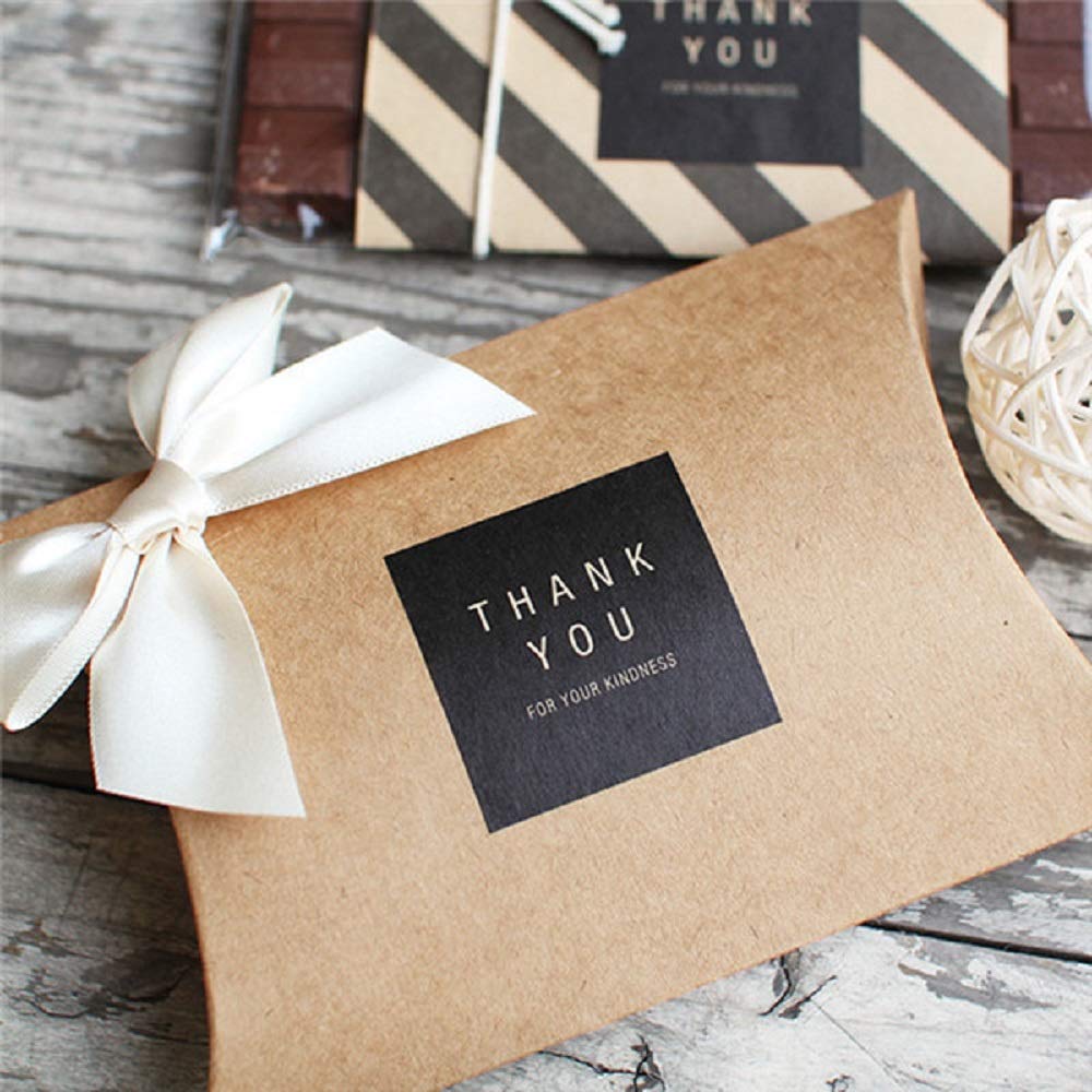 Amazon | 【InfoMine】Thank you シール 100枚 大 ギフトシール