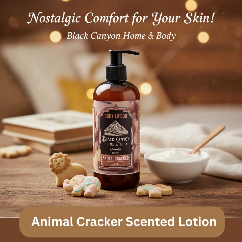 Black Canyon Animal Cracker Scented Body Lotion with Lanolin and Jojoba Oil, 12 Oz - Image 3