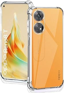 Protective Shock Absorption Bumper soft Transparent Armor Case For Oppo Reno 8T 4G (Transparent)