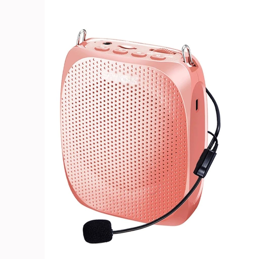 Micrófono con cable y amplificador de voz portátil con altavoz de sonido estéreo 8