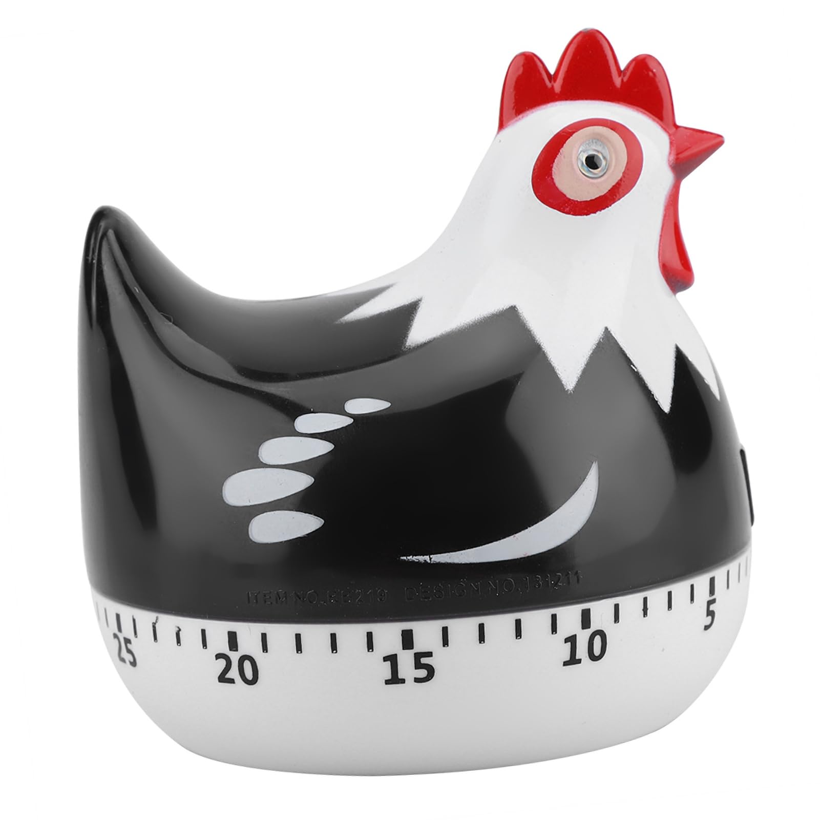 Minuteur de cuisine poulet noir mécanique pour ne plus rater vos cuissons