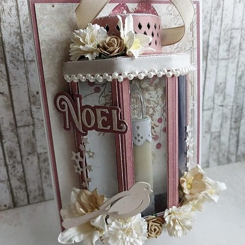 KSCRAFT Plantillas de troqueles de corte de metal A6 para manualidades, álbumes de recortes, decoración en relieve, tarjeta de papel DIY