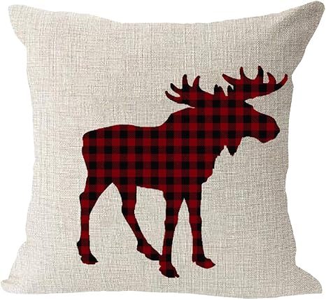 moose throw pillow