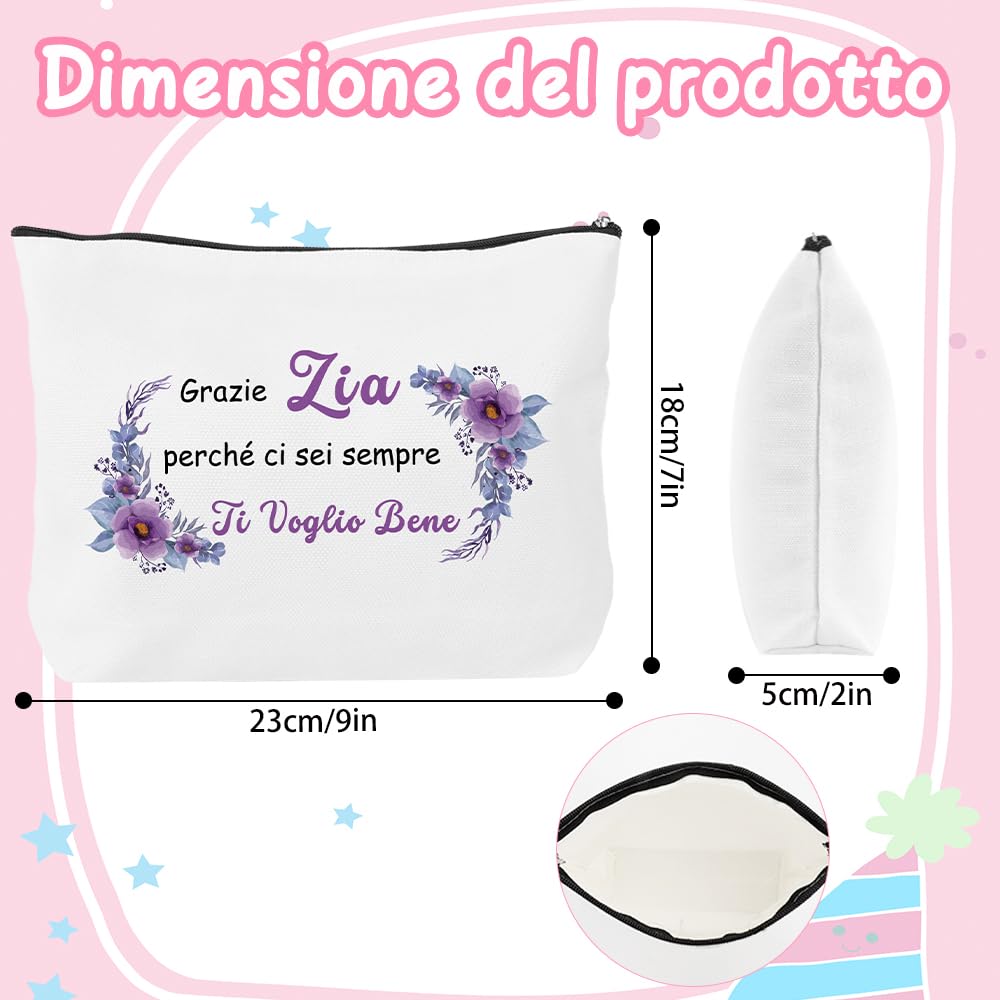 Regalo Zia, Regalo Zia Compleanno, Regalo per Zia, Regali per Zia Cucina Utili, 'Tutto è Migliore Quando Mia Zia Cucina' Tagliere in Bambù