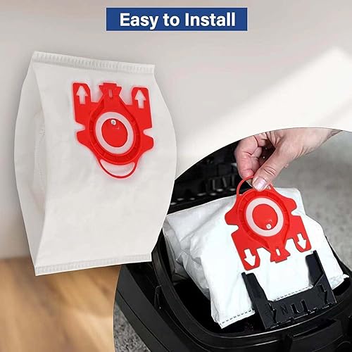 Miniatura 3 de 3D Airclean FJM - Bolsa para aspiradora compatible con aspiradora Miele FJM, aspiradora compacta C2 Compact C1 C1 S241 S290 S300i S500 S700 S4 S6