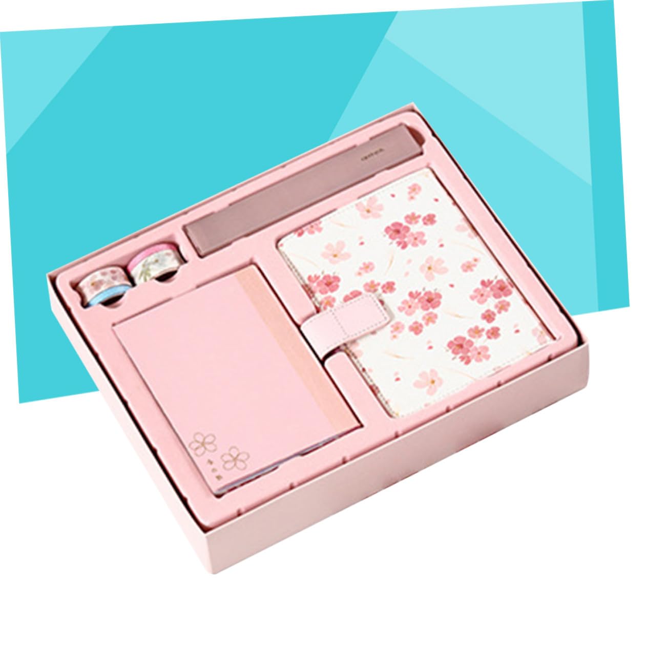 Ciieeo A5-notizbuch Satz mit Pu Hardcover, Rosa, für Mädchen | Tagebuch zum Festhalten von Erinnerungen, Handlich für Alltag und Reisen