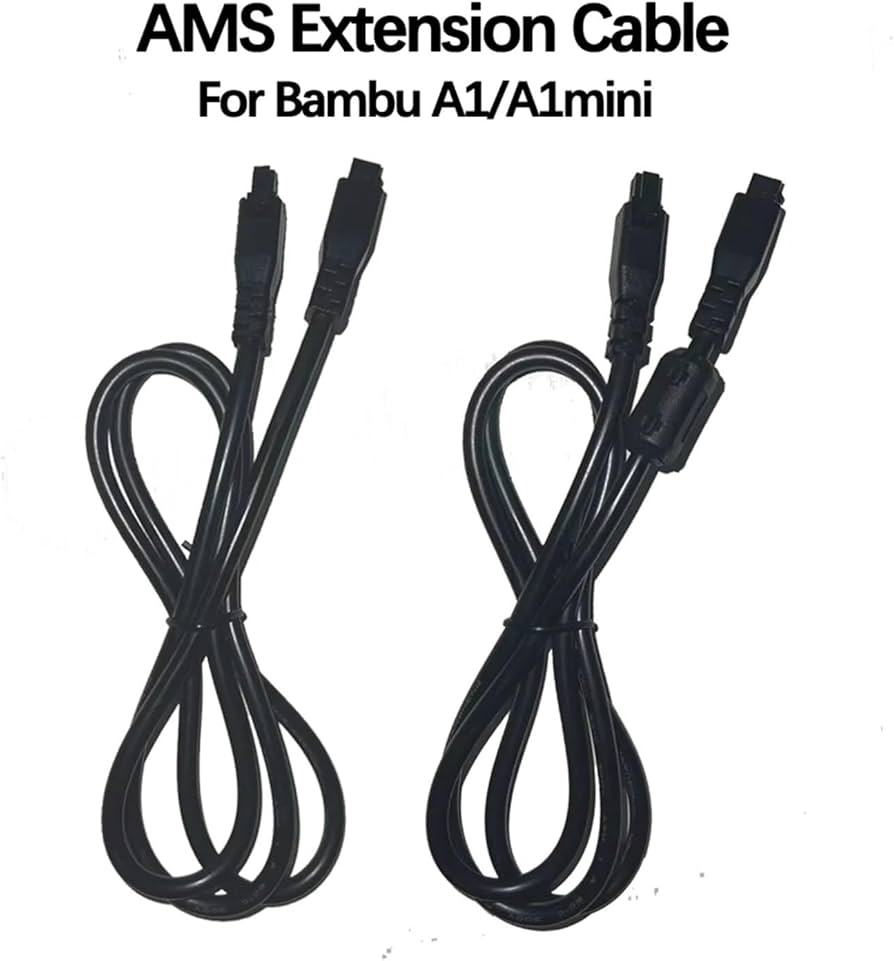 Amazon.co.jp: Bambu Lab AMS Lite 1M 2M 4ピン延長ケーブル Bambulab