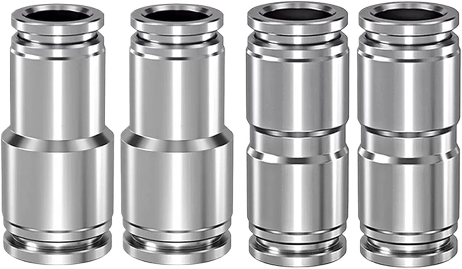 10Pcs Pneumatic Fitting PU Straight PG Reducer Quick Connector 4 6 8 10 12mm Air Compressor Hose Joint(PG12-10,200 Pcs)