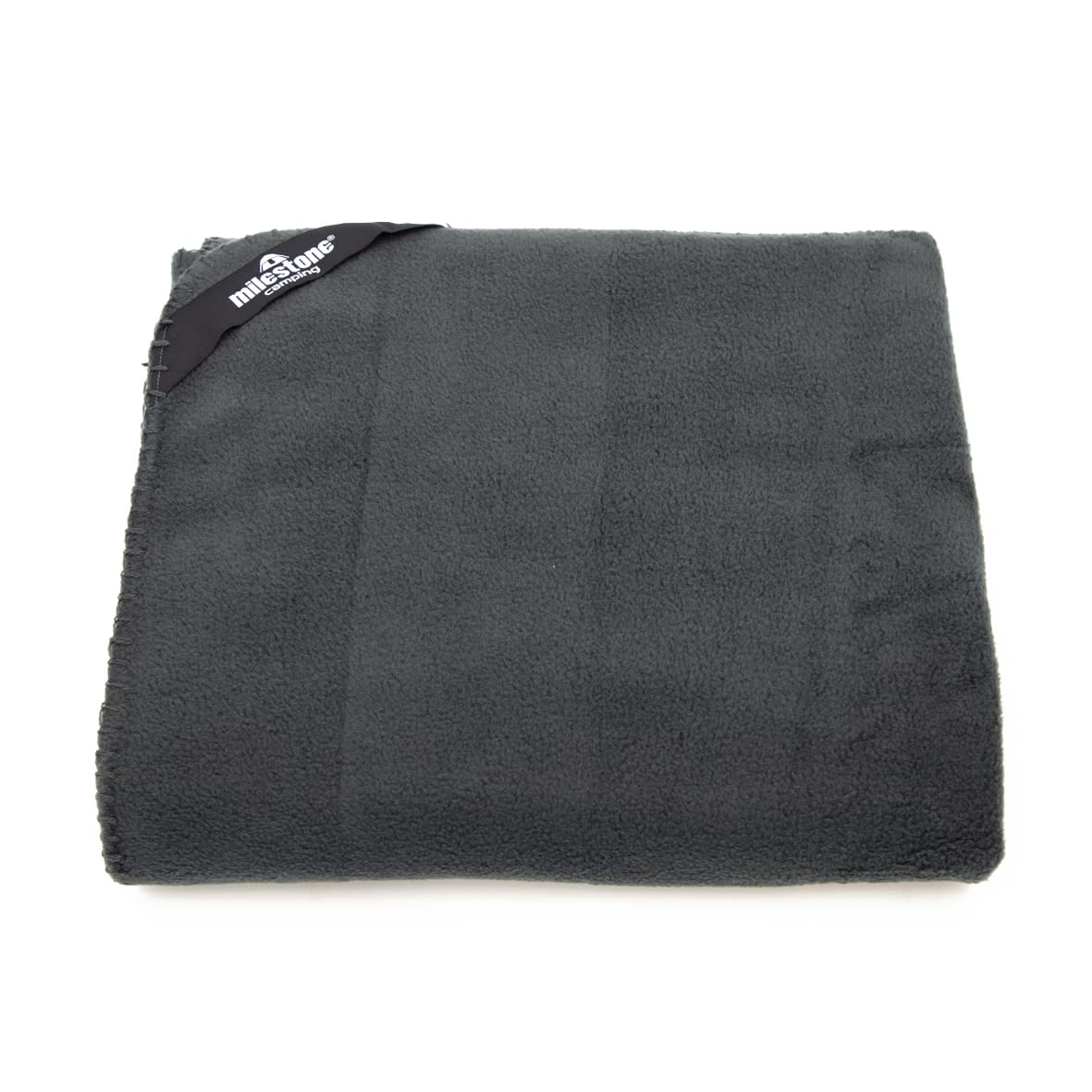 Milestone - Manta de Forro Polar para Camping, Color Antracita (Paquete de 2)