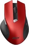 Acer Wireless Laptop Mouse, 2.4GHz Wireless Computer Mouse with USB Receiver, Wireless Portable Mouse, 3 dpi Adjustable Ergonomic USB Mouse, 6 Buttons, Medium to Large Size for PC, Laptop, Desktop