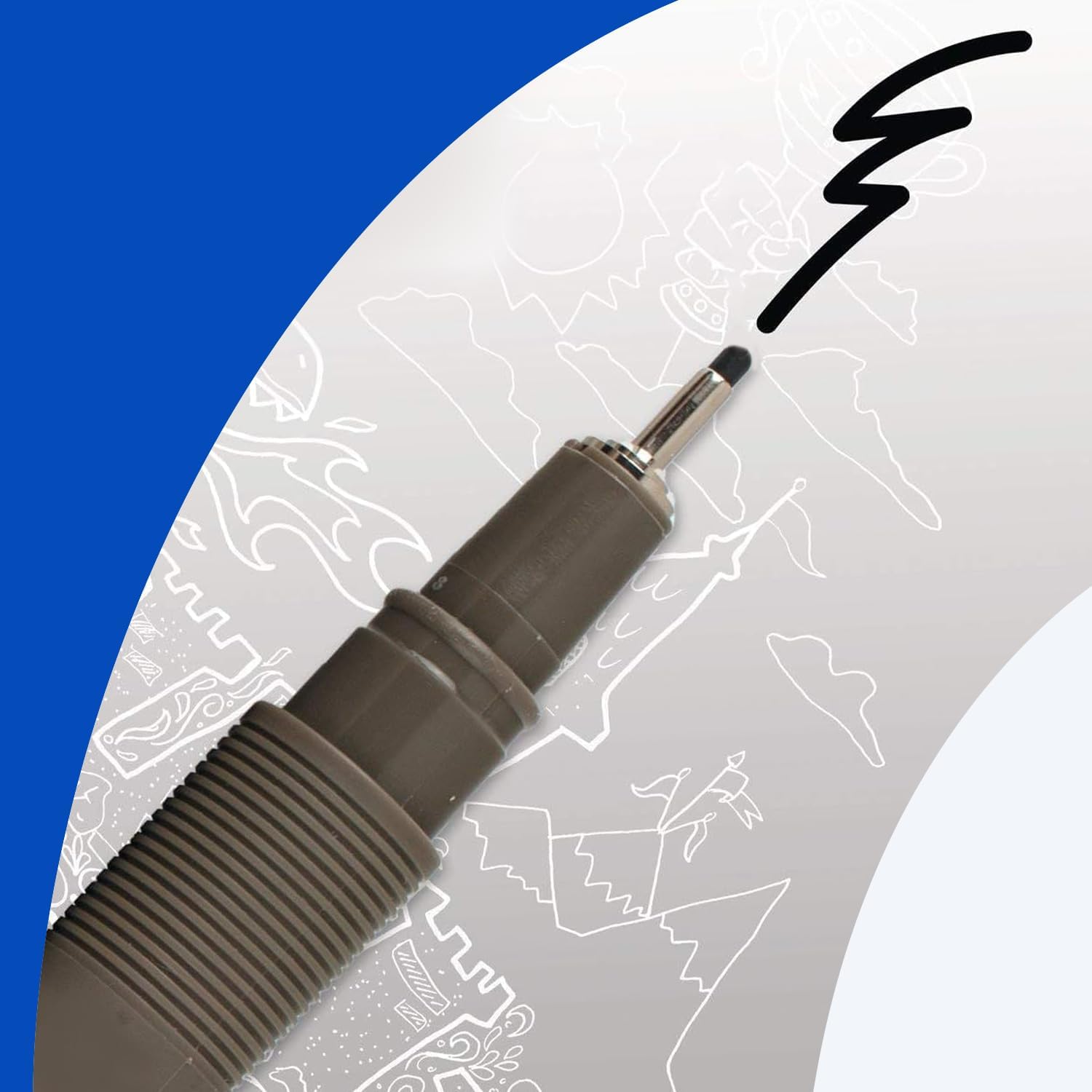 Close-up of Artline 230 pen nib