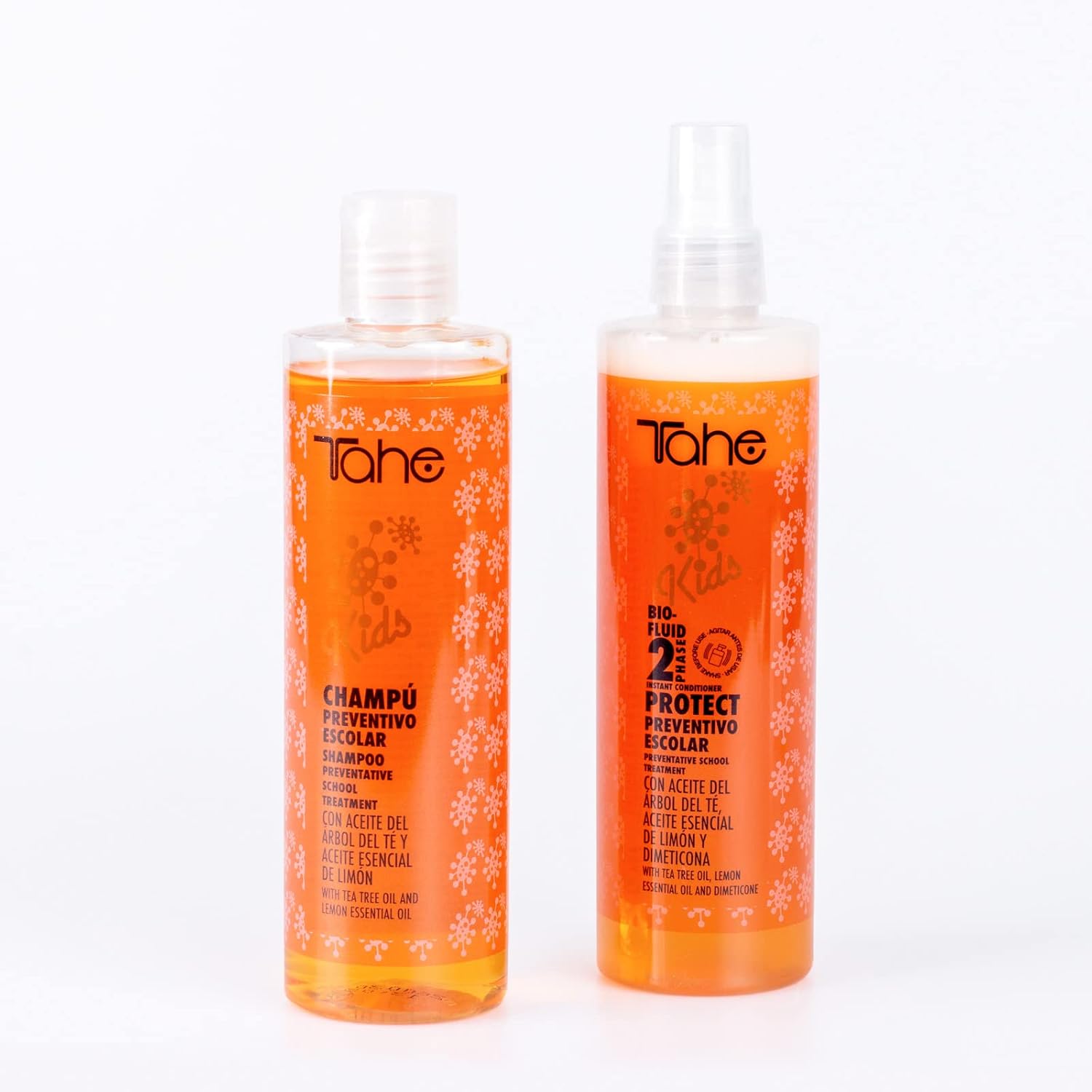 Tahe Bio-Fluid Kids Conditioner with Tea Tree Oil – Lice Prevention/Children’s Preventive School Conditioner, 300 ml
