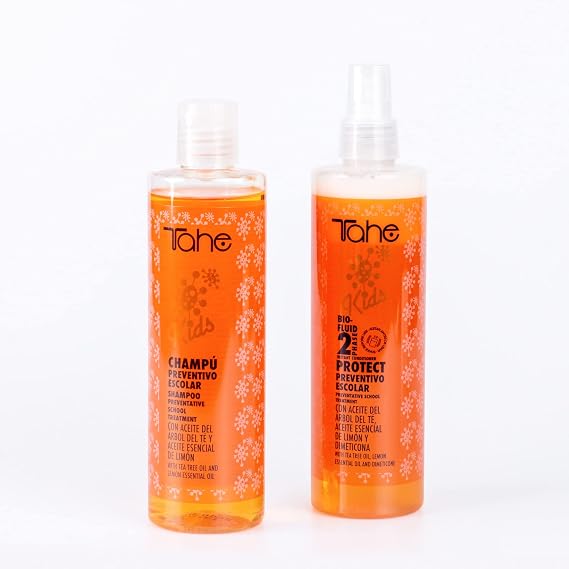 Tahe Bio-Fluid Kids Conditioner with Tea Tree Oil Lice Prevention/Childrens Preventive School Conditioner, 300 ml