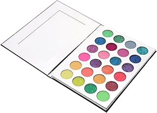 Paleta de sombras de ojos oscuras que brillan...