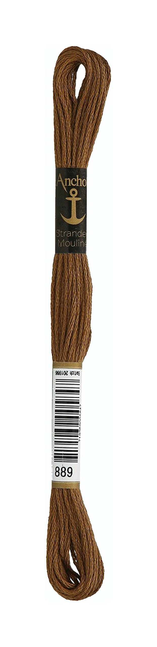 Anchor Six Strand Embroidery Floss 8.75 Yards-Sand Stone Medium Dark 12 per Box — image 1