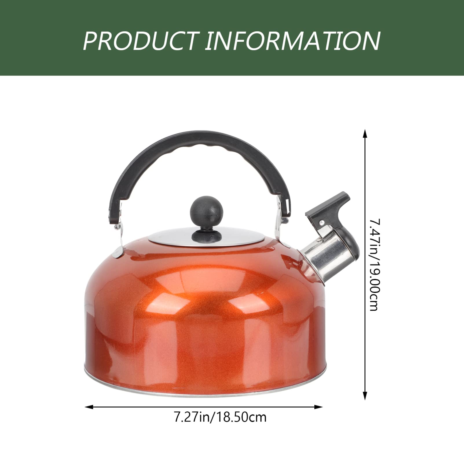 Bollitore Jowenia 3L In Acciaio Inox - Con Fischio Automatico E Manico In Legno, Per Induzione/Gas - Foto 8