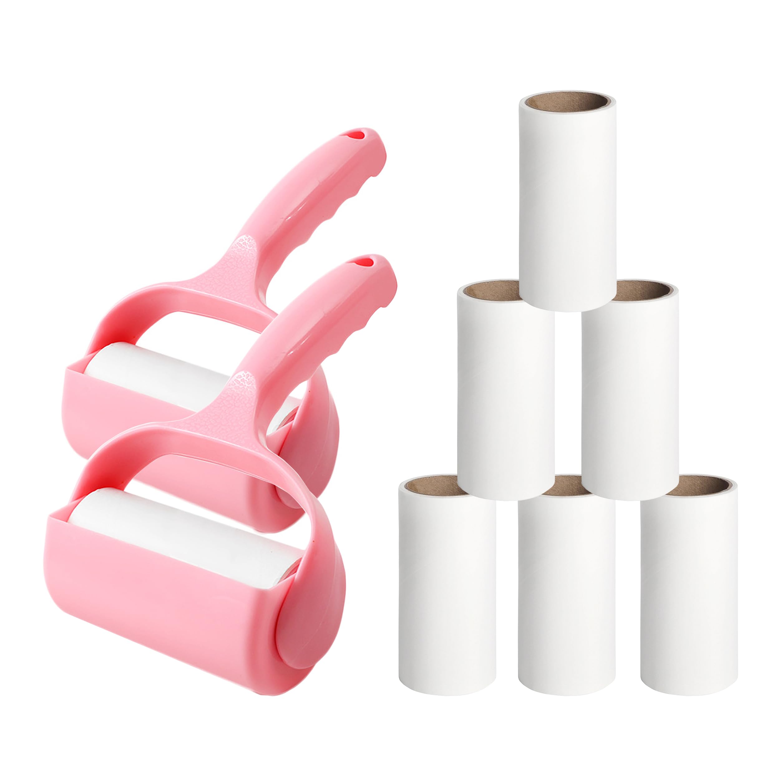 Yindella Sticky Lint Rollers Set with Handle for Clothes Furniture Wool Fur Remover Coats Carpet Pet Hair Removal for Car Seats Textile Dust Cleaner Pet Hair (2 Handles + 480 Sheets) (B0D6QFQYPJ) Amazon Price History, Amazon Price Tracker