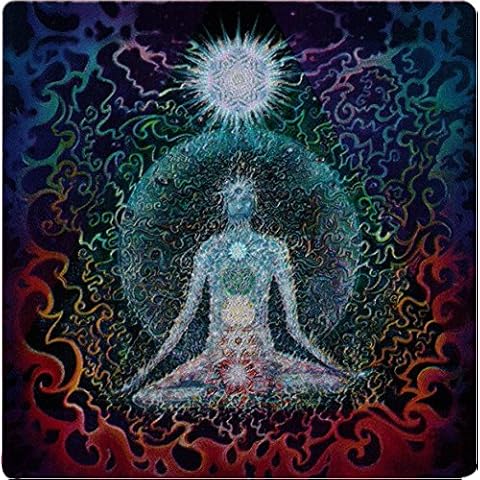 Happylife Productions Meditation - Window Sticker/Decal (4" X 4") Cover