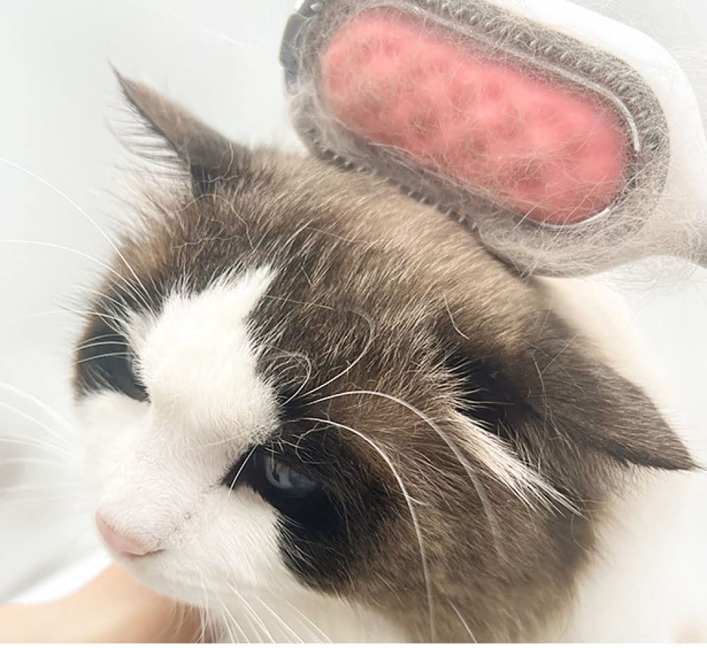 LPY Universal-Kamm für Katzen und Hunde zum Entfernen von schwimmenden Haaren, klebrige Hundehaarentfernung, Kurzhaar-Enthaarung, Tierhaarbürste, langlebige Ganzkörperwäsche