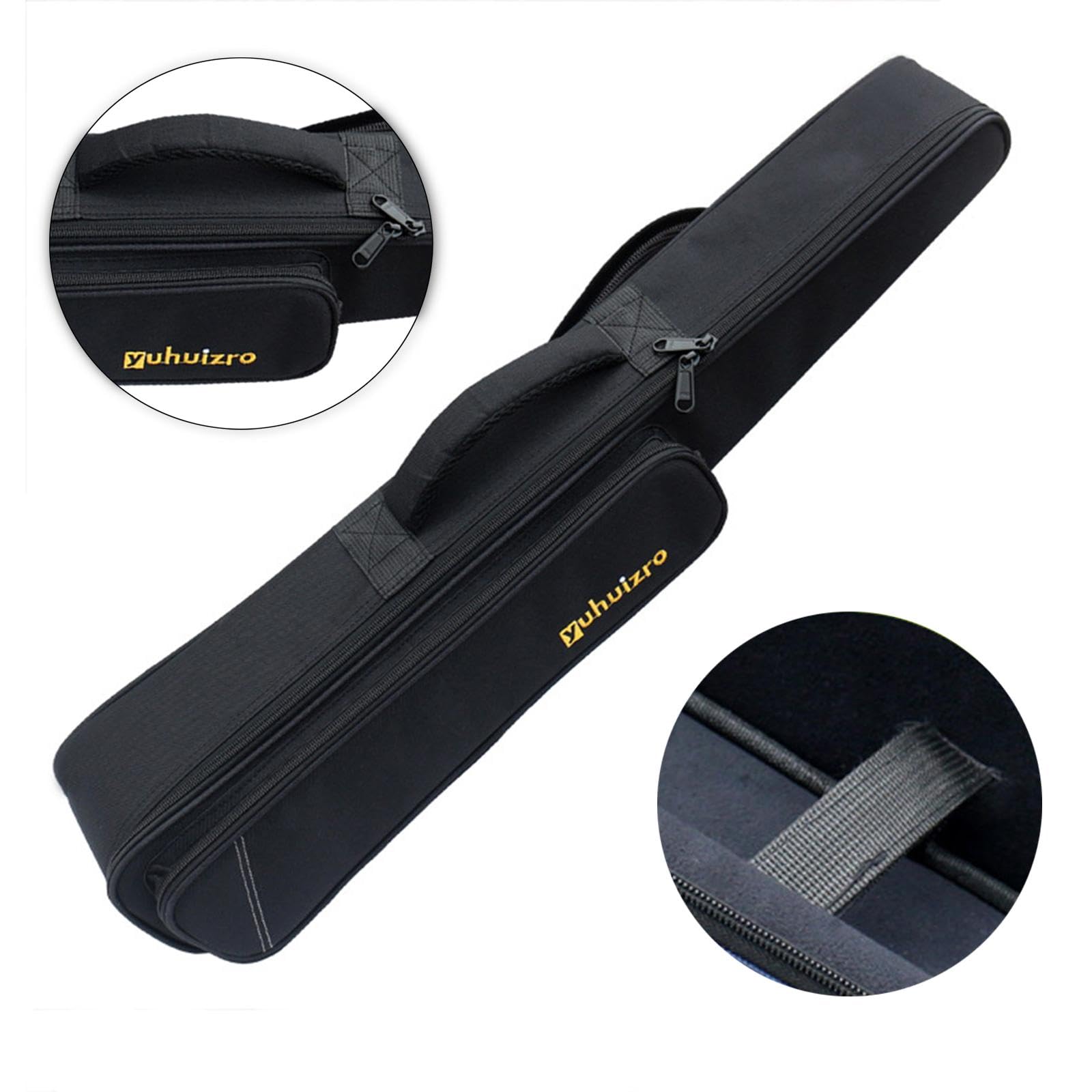 Perfeclan Étui pour clarinette pour Saxophone Soprano, étui droit pour Saxophone Soprano, protection étanche avec poignée, sac de transport pour la Performance, noir