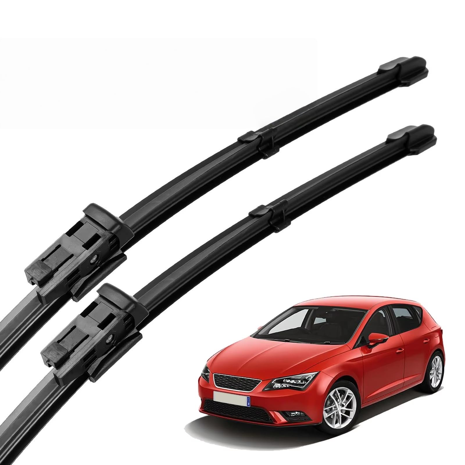 Balais d'essuie-glace Seat Leon MK3 en caoutchouc premium haute résistance