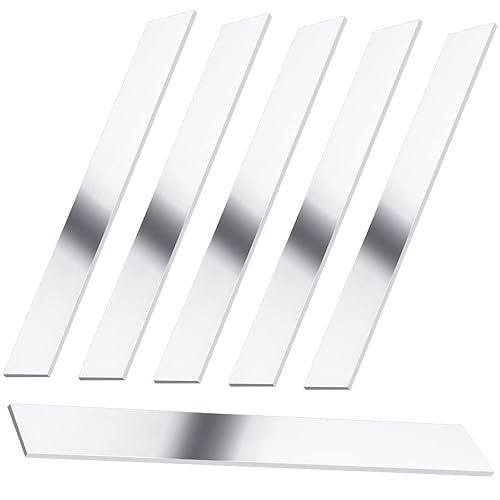 Barra plana cuadrada de aluminio de 6 piezas, 18 pulgadas x 2 pulgadas x 12 pulgadas (12.008 in), placa plana de aluminio 6061 de uso general, stock