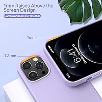 Vista 274 de Miracase Funda diseñada para iPhone 13 Pro Max con protector de pantalla, [forro de microfibra suave antiarañazos], funda protectora de silicona