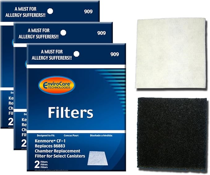 EnviroCare Premium Replacement Vacuum Cleaner Filters Made to Fit