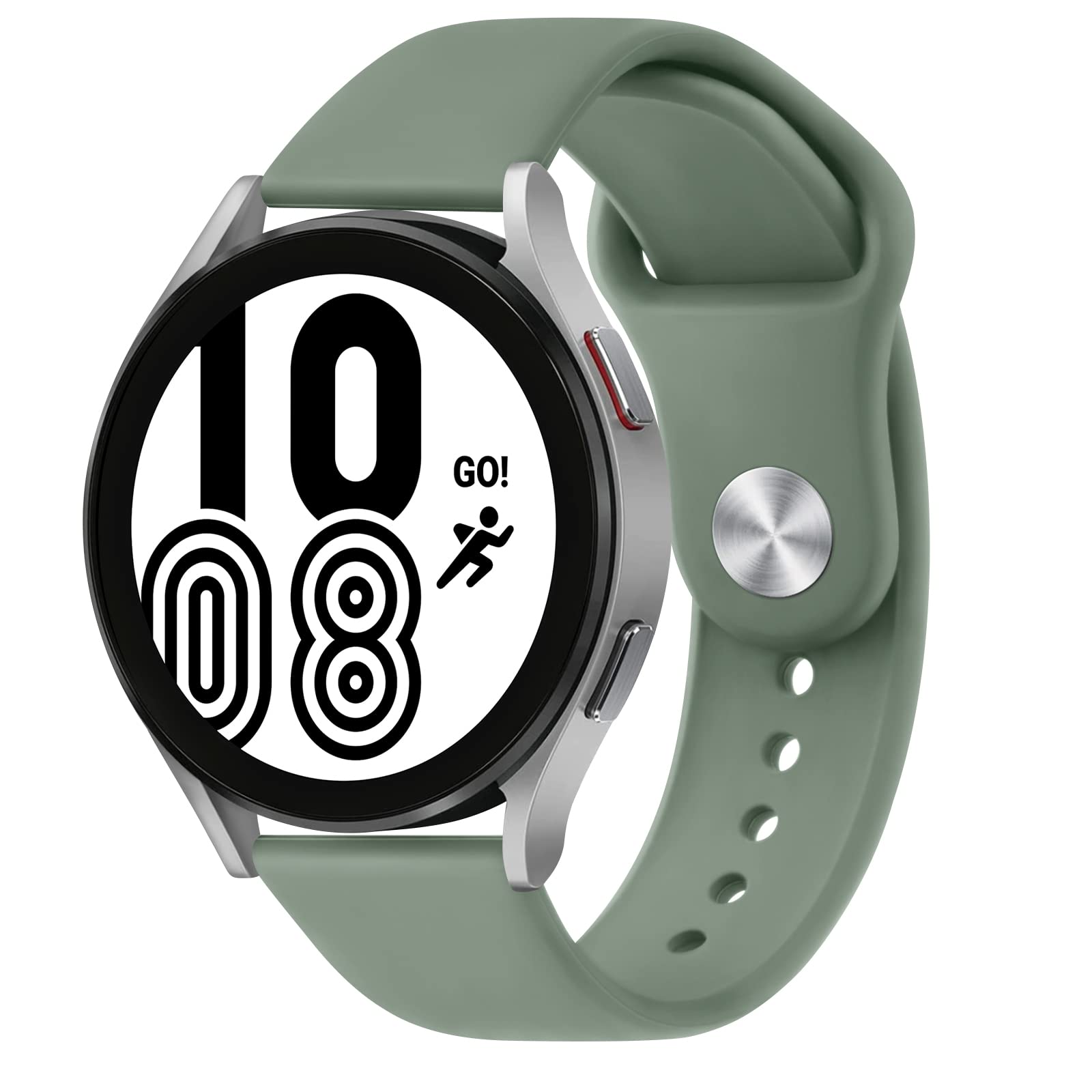 VancleBands Compatible with Samsung Galaxy Watch 6/5/4 Band 40/ 44mm, Galaxy Watch 6 Classic Bands 43m/47mm, 20mm Soft Silicone Sport Strap for Galaxy Watch 6 Band Women Men