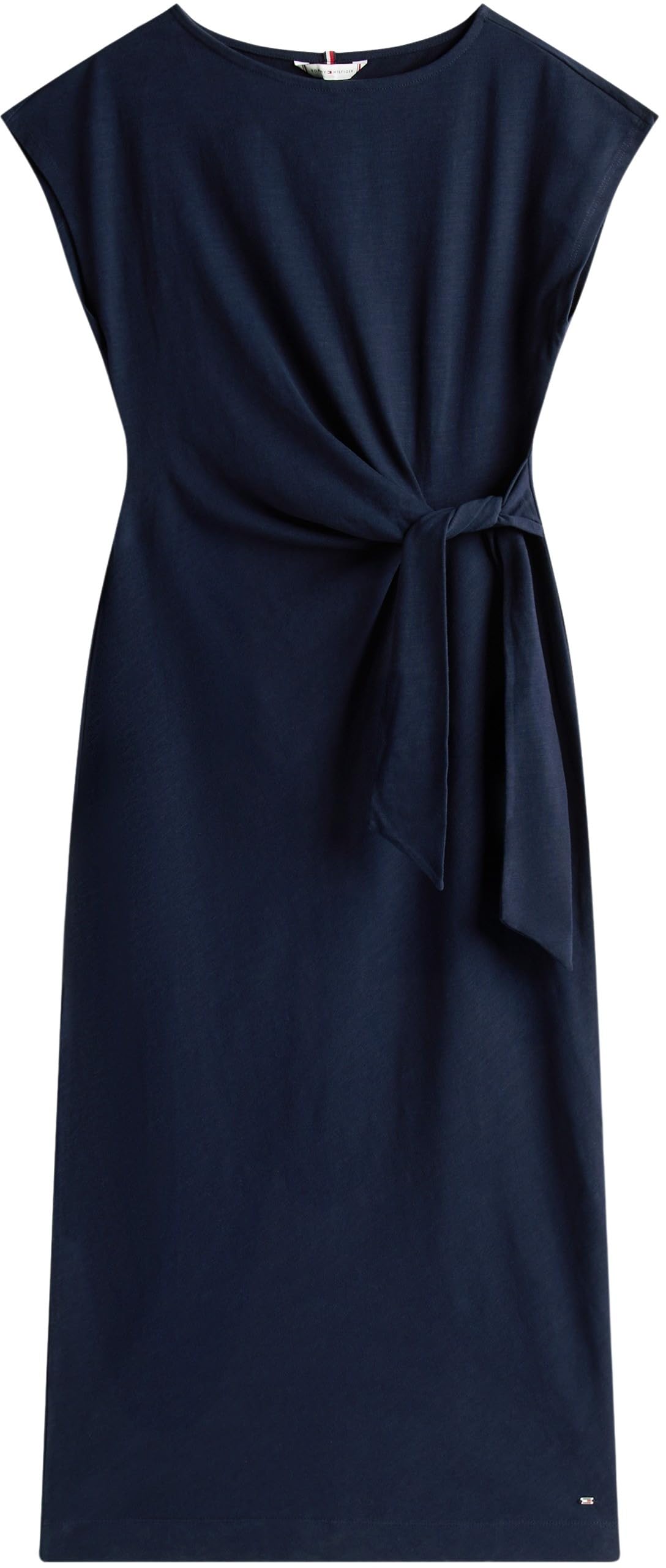 Tommy Hilfiger KNOT BOAT-NK MIDI SUKIENKA SS WW0WW45159 Kobiety Knot Boat-nk Midi Dress Ss Ww0ww45159