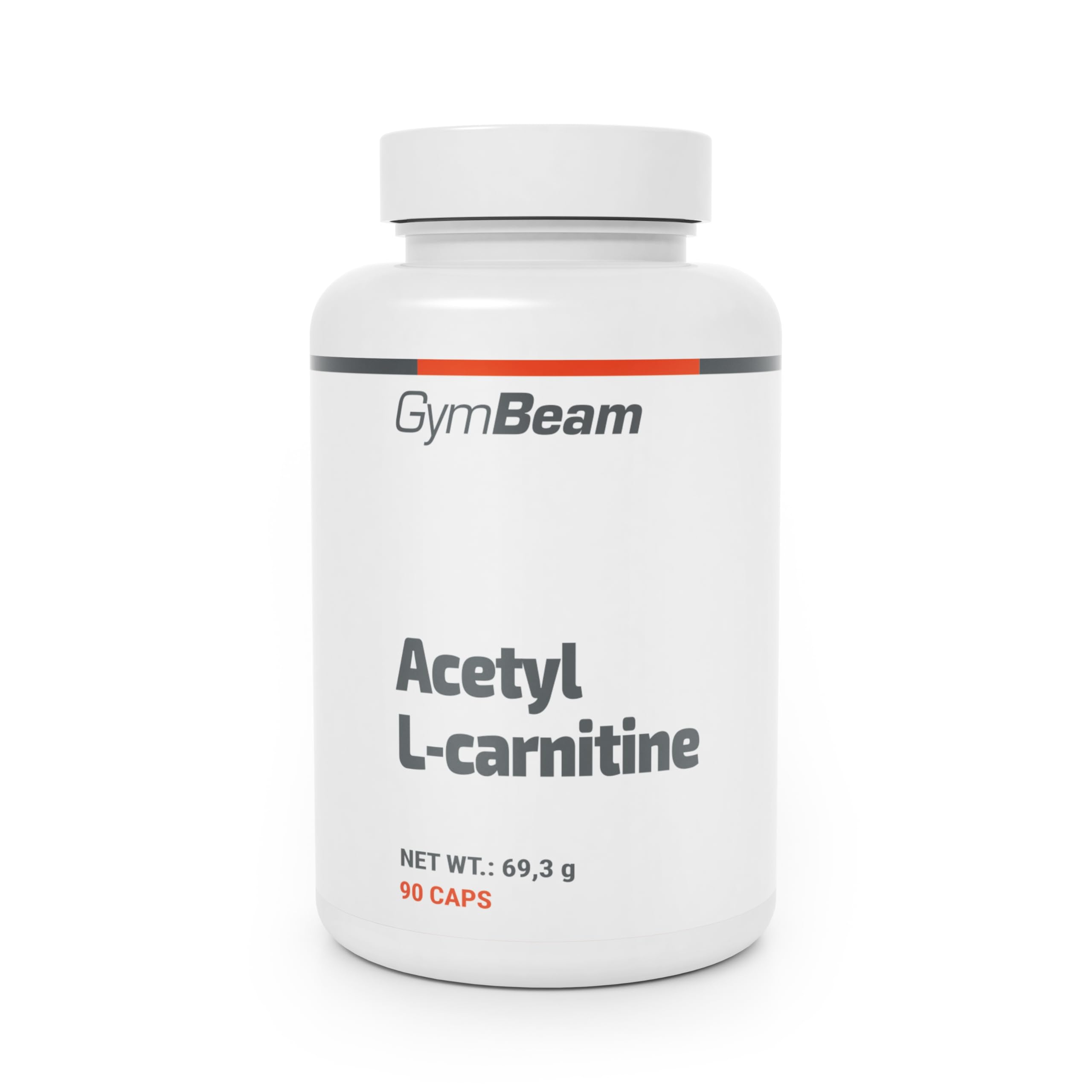 GymBeam Acetil L-Carnitina, 500mg, Bruciagrassi Nootropico, Adatto ai Vegani, Capsule Facilmente Assorbibili, Acetil Carnitina per l'Energia e il Trasporto di Acidi Grassi, Acetyl L Carnitina