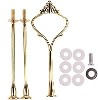 Vista 1 de 5 juegos de 3 niveles de cerámica para tartas de soporte de mango/torre de soporte para cupcakes/soporte de postre/plato de pastelería