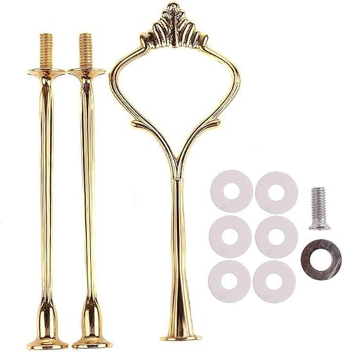 5 juegos de 3 niveles de cerámica para tartas de soporte de mangotorre de soporte para cupcakessoporte de postreplato de pastelería de fiestasoporte